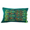Cuscino Rettangolare Verde interno