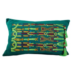 Cuscino Rettangolare Verde interno