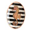 Piatto di Murano Cavalluccio arancione