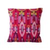 Cuscino fucsia a due fasce da interno