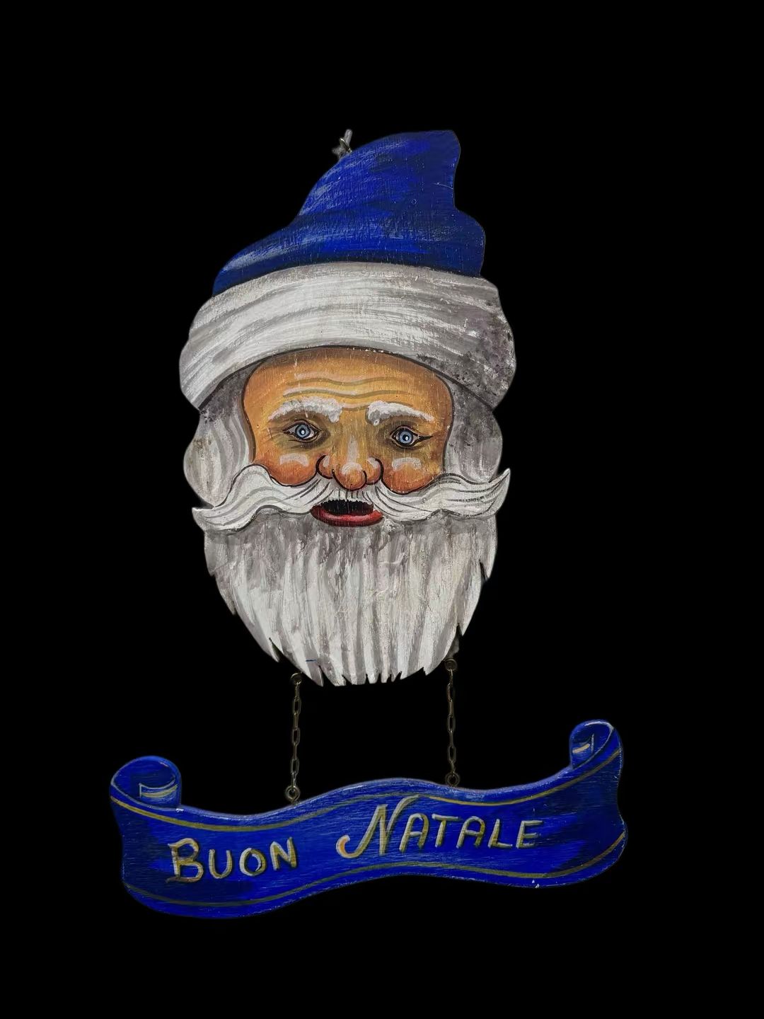Babbo Natale blu 1 ''Buon Natale''